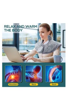 Relax Smart Heating Pad, Electric Heat Pad for Back, neck, and cramps Electric Fast Heat Pad with 9 Heat Settings, 4 Timer Options, Auto Shut Off,  - Image 3