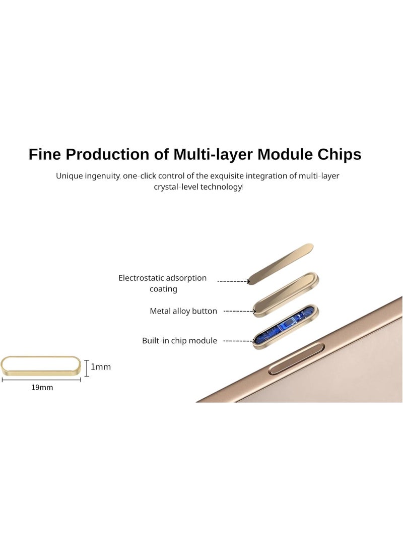 عبوة من واقي أزرار التحكم في الكاميرا لهاتف iPhone 17 / 17 Pro / Pro Max، غطاء حماية سعوي مقاوم للخدش ومتين وحساس يناسب هاتف Apple ومفتاح التقاط اللمس الجانبي، ذهبي صحراوي - Image 4