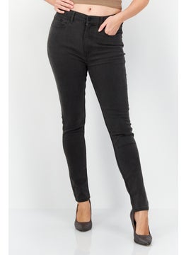 French Connection Women Washed 30 Inseam Skinny Pants, Dark Grey  - Image 1