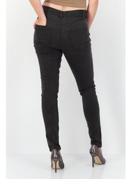 French Connection Women Washed 30 Inseam Skinny Pants, Dark Grey  - Image 2