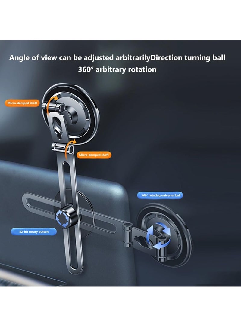 TIGER Magnetic MagSafe Compatible Phone Mount – Secure and Adjustable Car Mount for iPhone, MagSafe-enabled Devices, Strong Magnetic Grip, 360° Rotation, Easy Installation, Anti-Slip Design – Ideal for Cars, Office & Home Use - Image 2