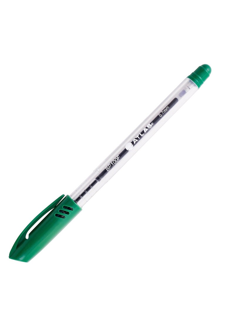 ATLAS - 10-Piece Ballpoint Pen Fine 0.7mm Tip Black Ink - Image 1