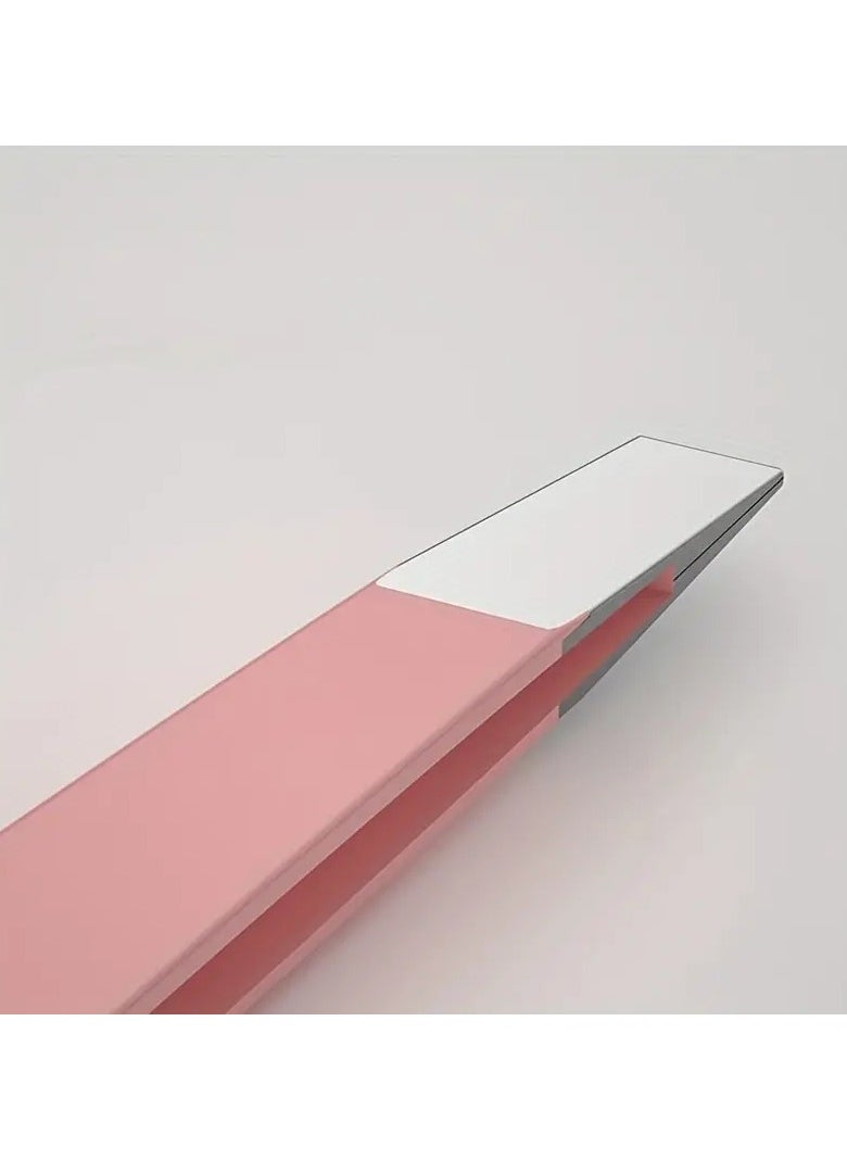 ORiTi Pink Eyebrow Tweezer Professional Slanted Tweezers Hair Removal Tweezers  - Image 4