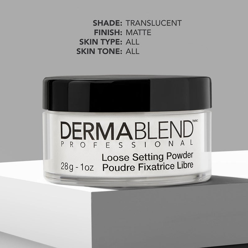 Dermablend Loose Setting Powder, Face Powder Makeup & Finishing Powder, Mattifying Finish and Shine Control - Image 4