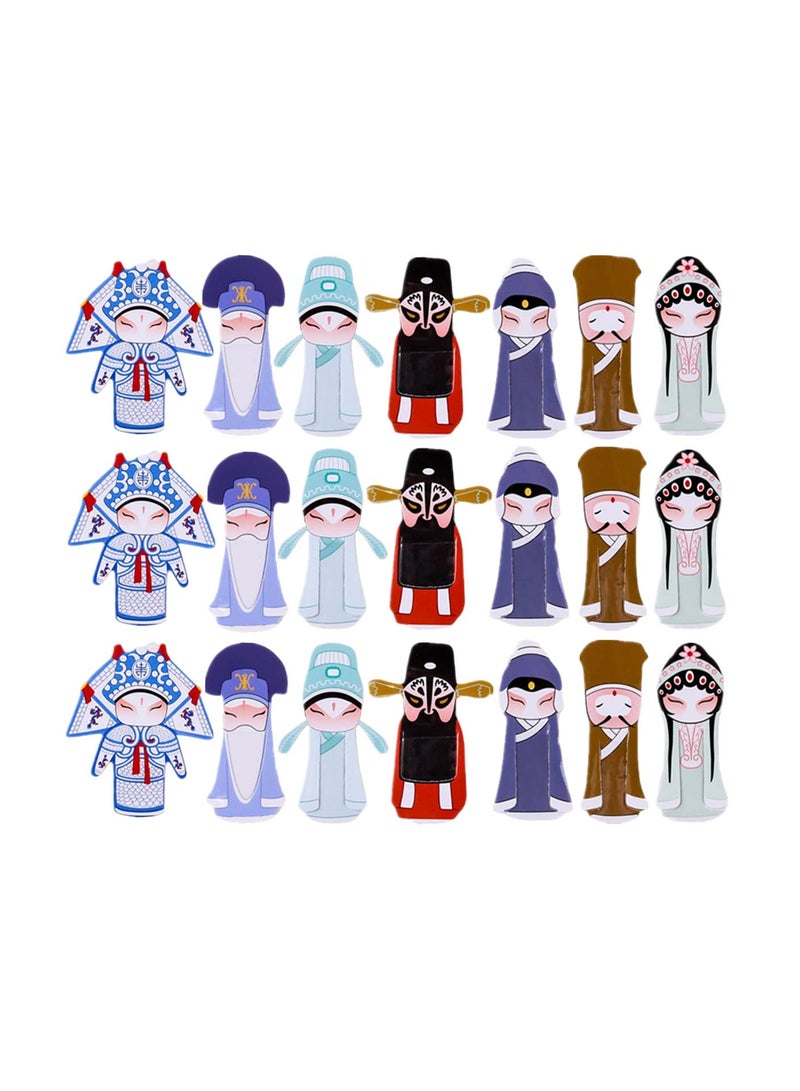 SYOSI Paper Bookmarks, Classical Peking Opera Characters Page Clips Book Holder for Reading, Creative Chinese Style Page Book Markers for Teachers Students Bookworm Readers Book Lover Gifts (70 Pcs) - Image 1