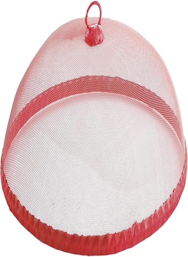 Woodard & Charles Round Food Dome, 14", Red