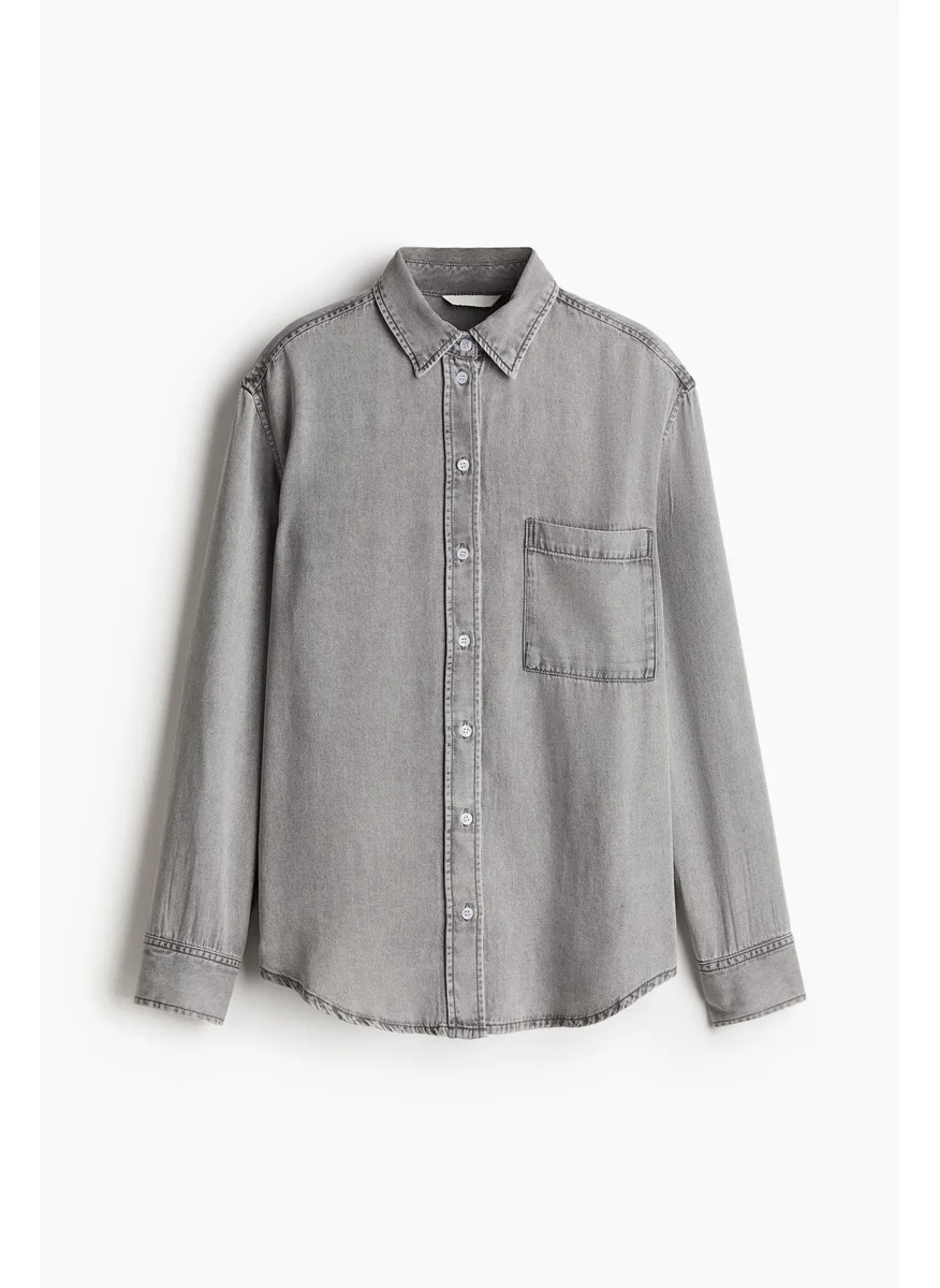 H&M Lyocell Denim Shirt