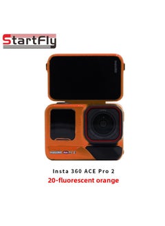 Generic StartFly Suitable For Shadow Stone Insta360 Ace Pro2 Body Camera Film Fluorescent Film Accessories-Color:Fluorescent Orange  - Image 1