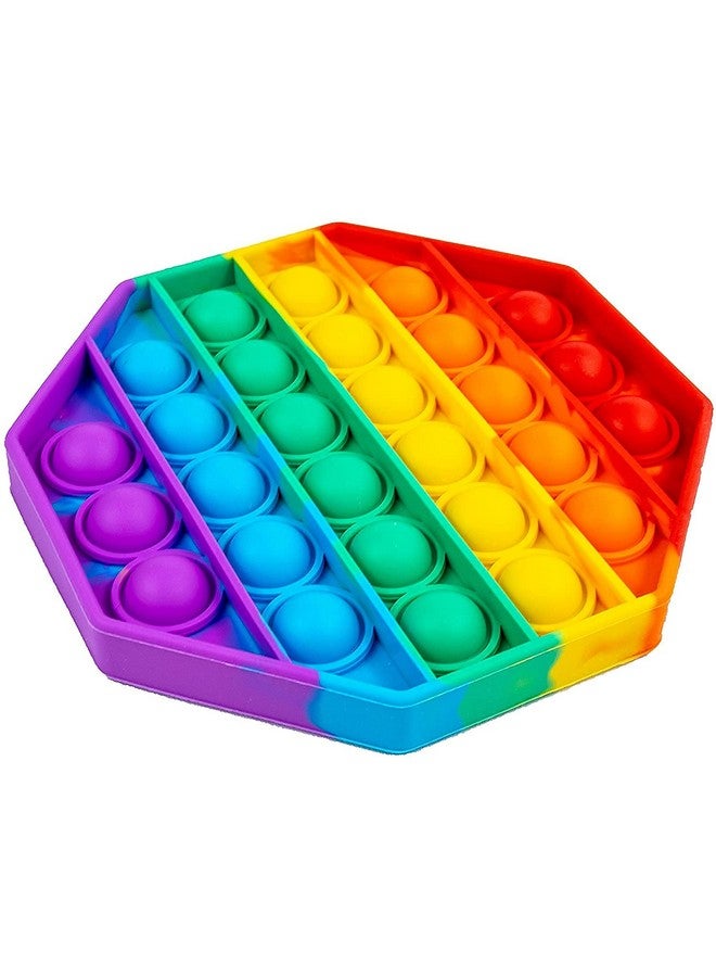 ألعاب ماياترا بوب إت فيدجيت، لعبة فقاعات فيدجيت الحسية، لعبة تخفيف التوتر، ألعاب فيدجيت الحسية الرائعة (مربعة، دائرية، على شكل قلب، سداسية الشكل، قوس قزح). (مثمن)