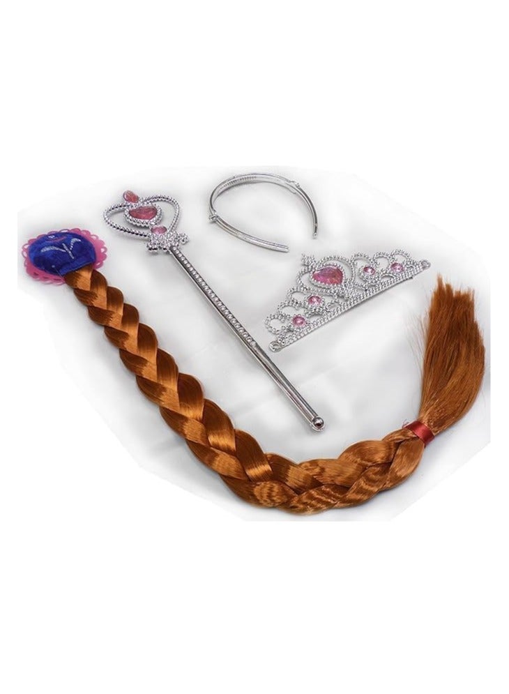 Princess Anna accessories toy, 3 pieces, a wonderful gift for princess girls for all occasions and costume parties for children