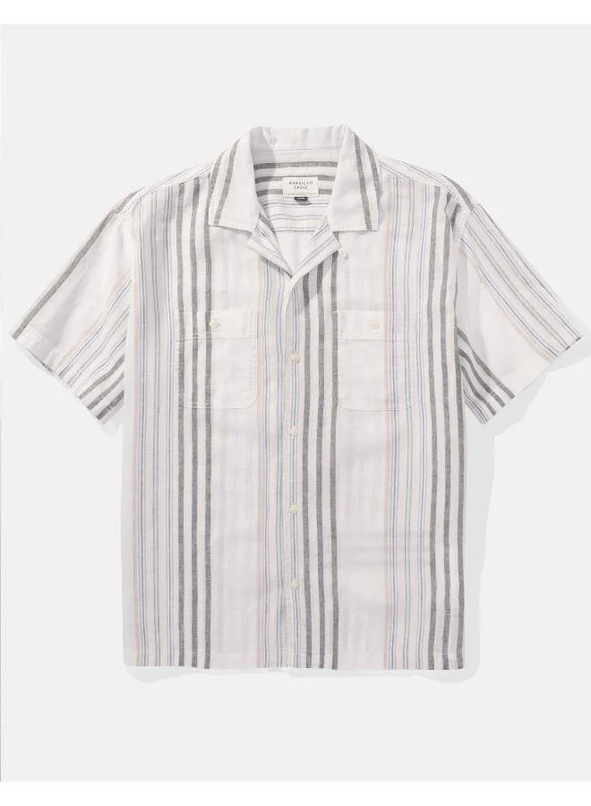 American Eagle Essential Button-Up Poolside Shirt