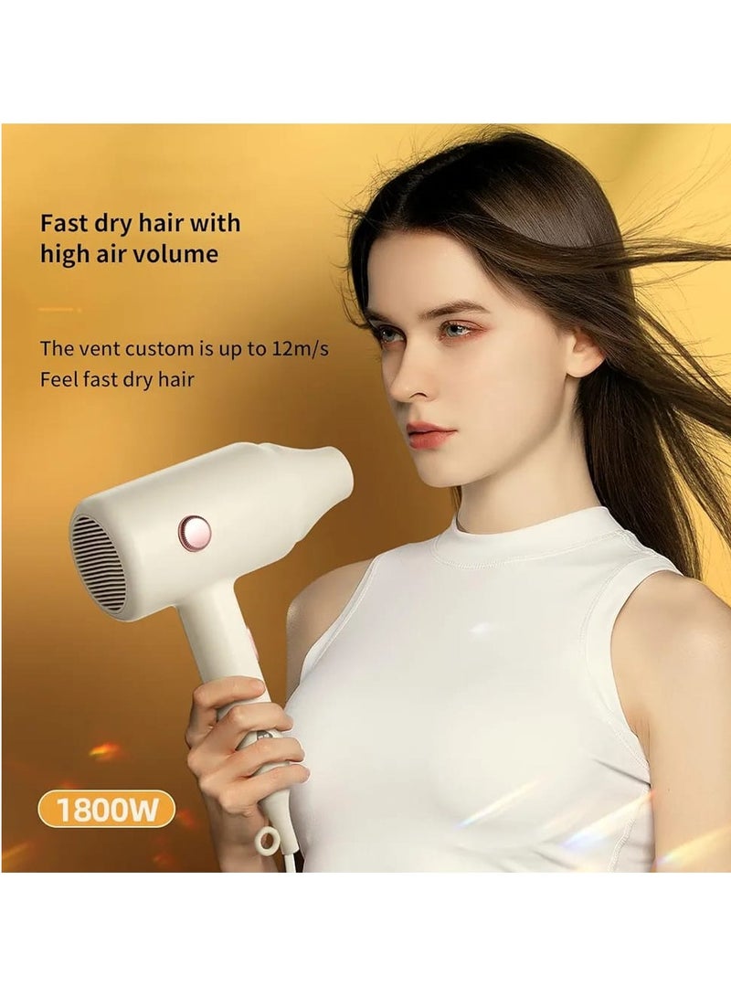 Air 7 Hair Dryer, One-Key Switch, Hot/Cold Air, High Wind Power, Lightweight, Portable  - Image 1