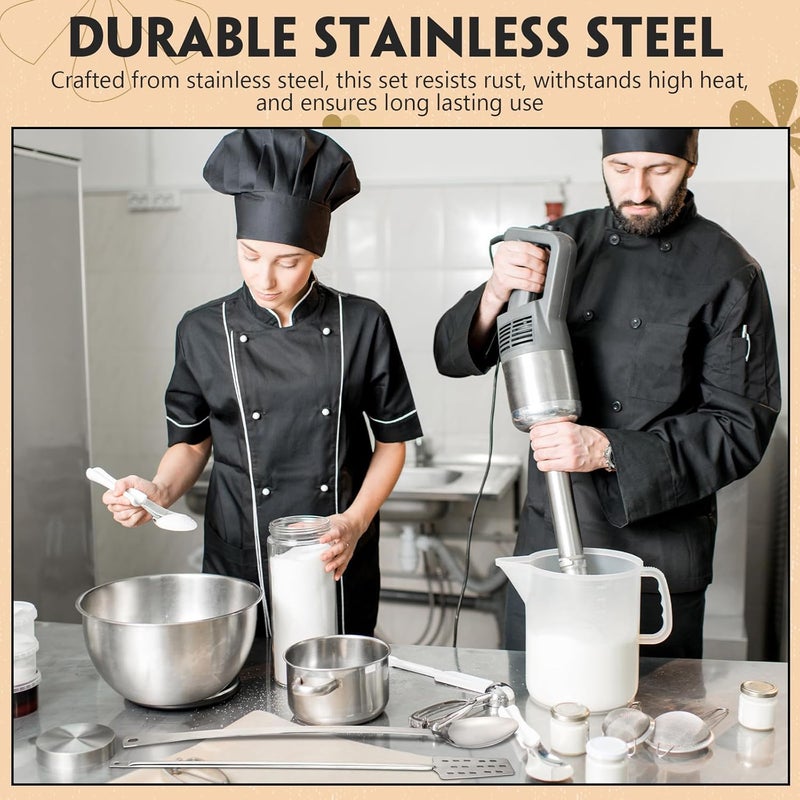 Maxdot 2 Pcs 24" Stainless Steel Spoon and Paddle Set, Long Handle Spoon Paddle for Mixing Stirring Brewing Mash for Crawfish Jam Home Canning Cooking - Image 5