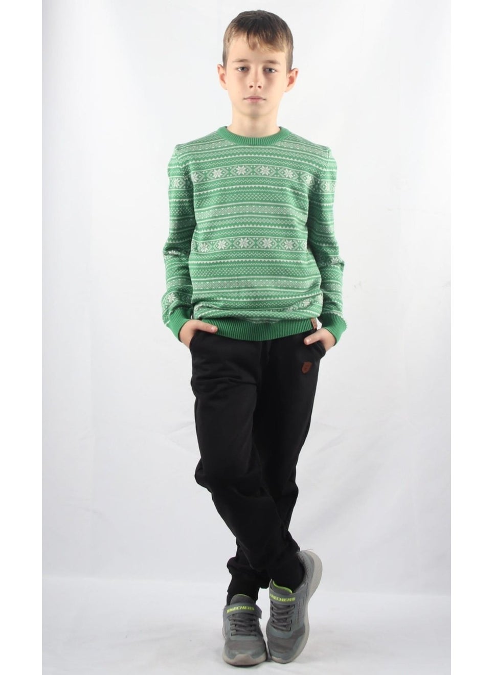 Alexander Gardi Alexandergardi Crew Neck Children's Knitwear Sweater C23-7103  - Image 4