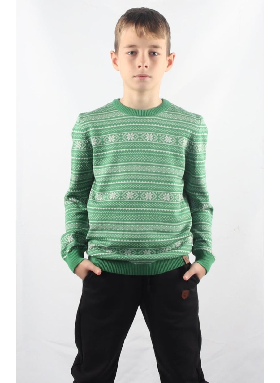 Alexander Gardi Alexandergardi Crew Neck Children's Knitwear Sweater C23-7103  - Image 2