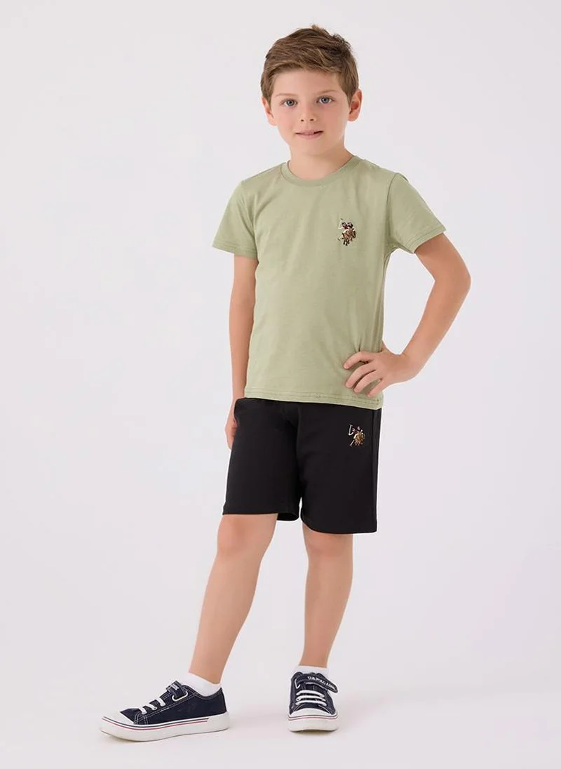 U.S. Polo Assn. U.S. Polo Assn. Boys Green Bermuda Set