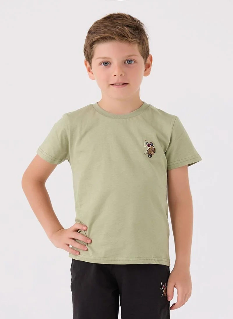 U.S. Polo Assn. U.S. Polo Assn. Boys Green Bermuda Set