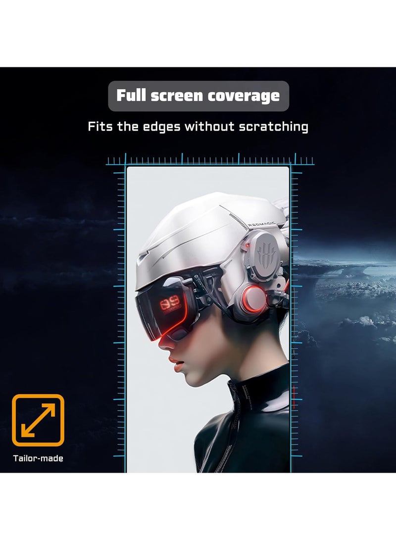 2 Pack Screen Protector for Red Magic 9 Pro/Red magic 9 Pro Plus, Anti-Scratch, High Transparency, Anti-fingerprint Screen Protector Tempered Glass For Red Magic 9 Pro  - Image 3