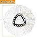YEAZHEN 12Pack Spin Mop Replacement Heads100 Microfiber Mop Head Replacement Compatible with Triangle Spin Mop 360 Degree Spin Mop Refill for Easy House Cleaning Floor Mopping - Image 4