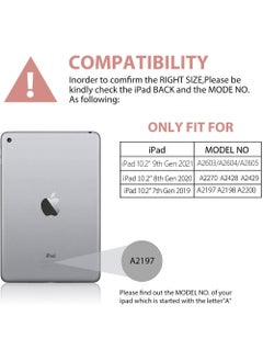 روك بو حافظة لوحة مفاتيح لجهاز iPad 10.2 الجيل التاسع 2021/ الجيل الثامن 2020/ الجيل السابع 2019 مع لوحة مفاتيح لاسلكية قابلة للفصل مغناطيسيًا وحامل لجهاز iPad 9th/8th/7th مقاس 10.2 بوصة مع وضع السكون/التنشيط التلقائي  - Image 2