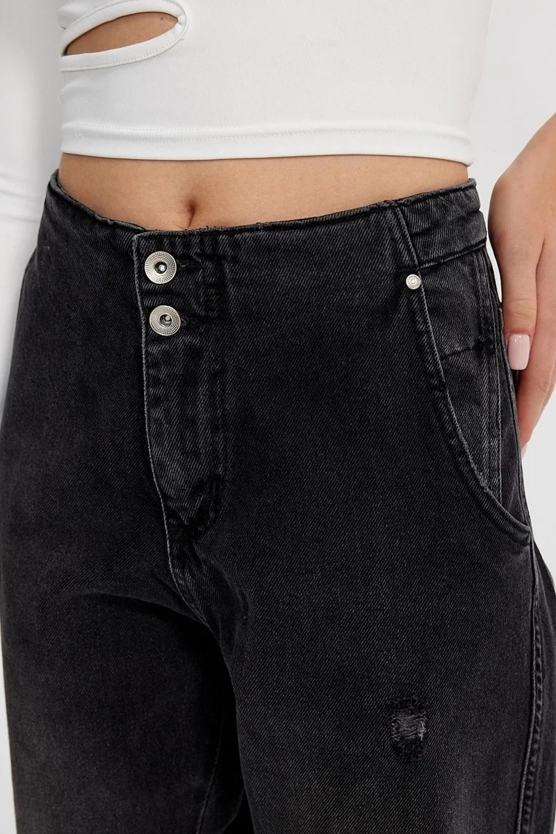 Alexander Gardi Special Collection High Waist Culotte Jean Trousers (Ag-1008)