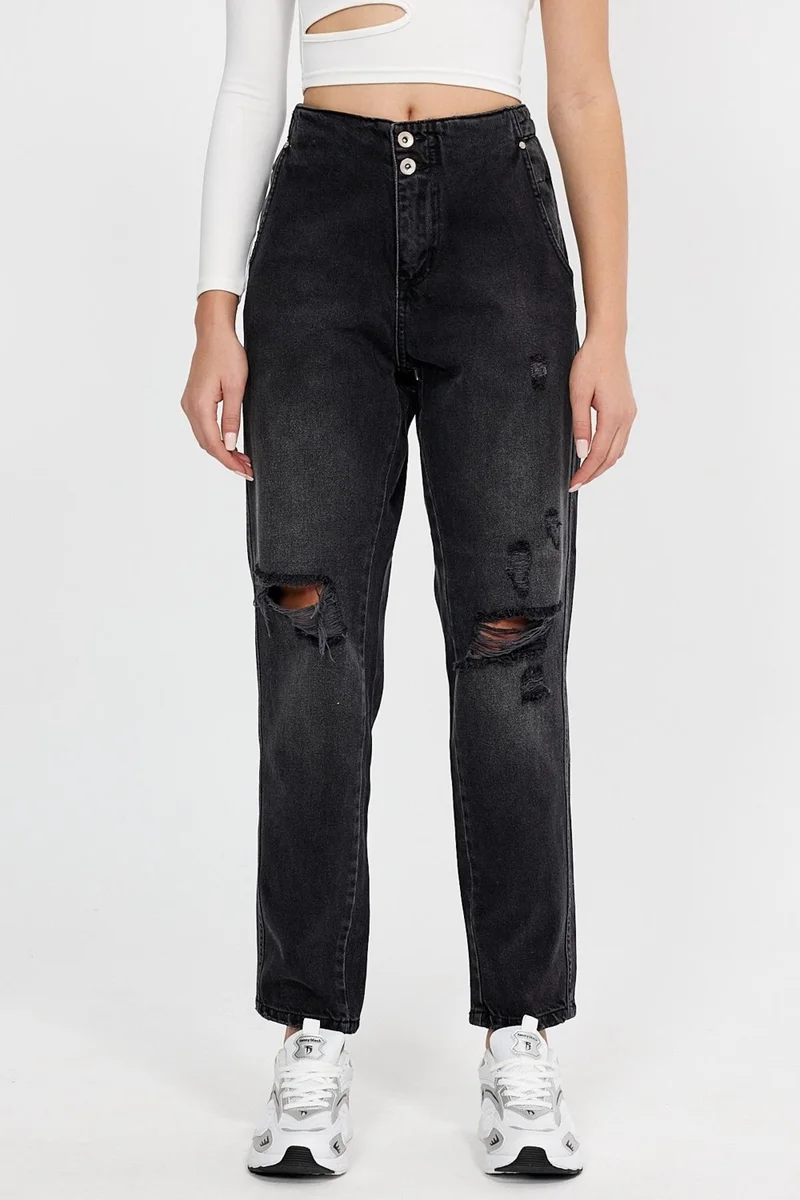 Alexander Gardi Special Collection High Waist Culotte Jean Trousers (Ag-1008)
