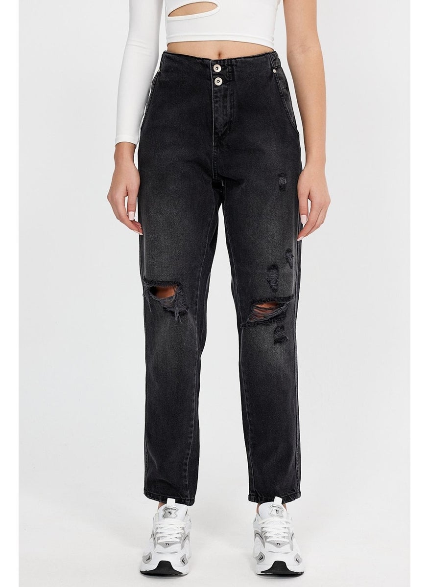 Alexander Gardi - Special Collection High Waist Culotte Jean Trousers (Ag-1008) - Image 1