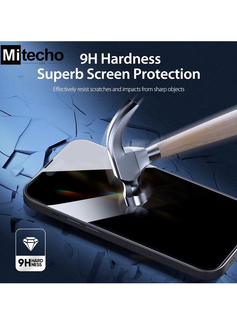 Mi techo - Mi Techo Clear Magnet Case TPU and Privacy Glass Screen Protector and Camera Lens Combo For iPhone 15 Plus - Image 1