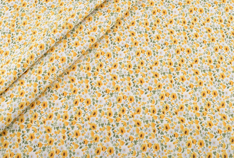 Hanjunzhao Fat Quarters Fabric Bundles,Print Floral Plaid Solid Quilting Fabric for Sewing Crafting,18 x 22 inches - Image 5