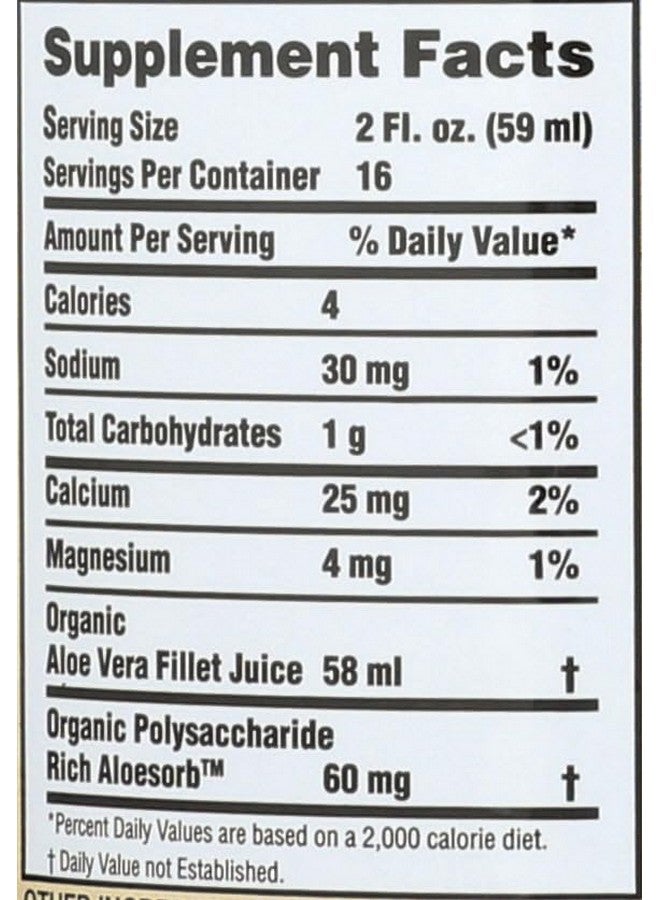 Lily Of the Desert Lily of The Desert Aloe Vera Gel Organic Liquid 32 oz (Pack of 1)  - Image 5