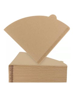Coffee Filters 200pcs, Size 02 Cone Filters, Disposable Natural Paper Filters 2-4 Cup, 2 Cone For Pour Over and Drip Coffee Maker (Unbleached)
