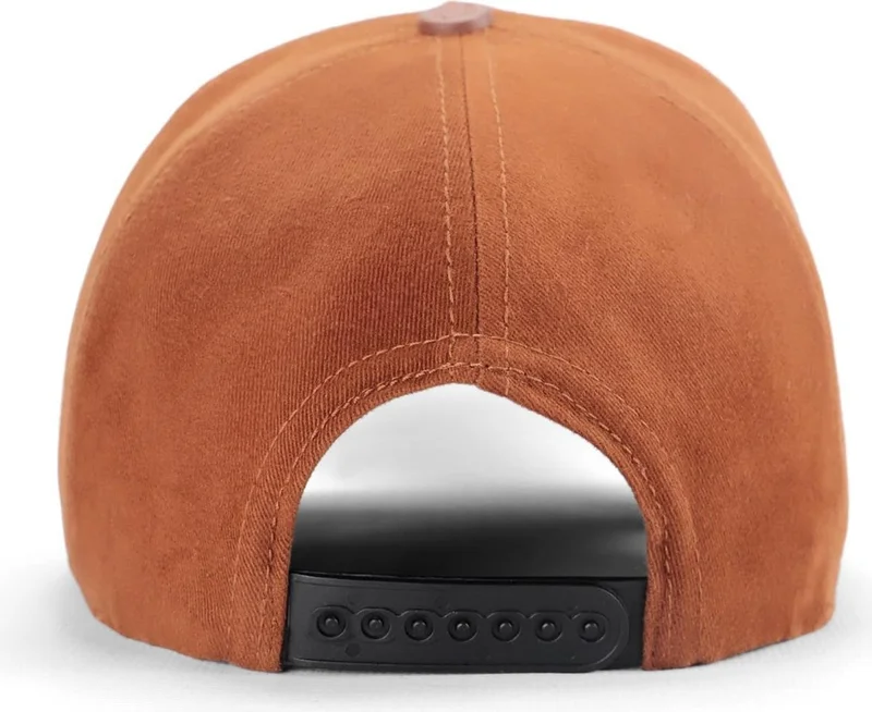 بلاك بورك Blackbörk V1 Baseball See You Later Never - Unisex Camel-Navy Blue Brimmed Hat (Cap) with 2 Code Logo