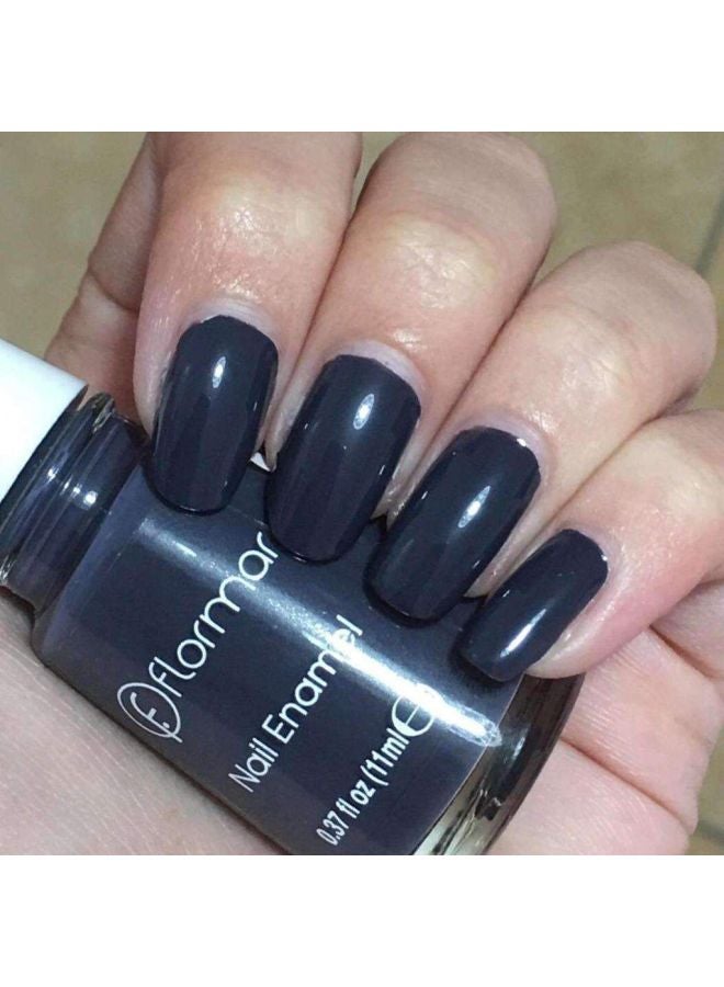 flormar Glossy Nail Enamel 515Black - Image 3
