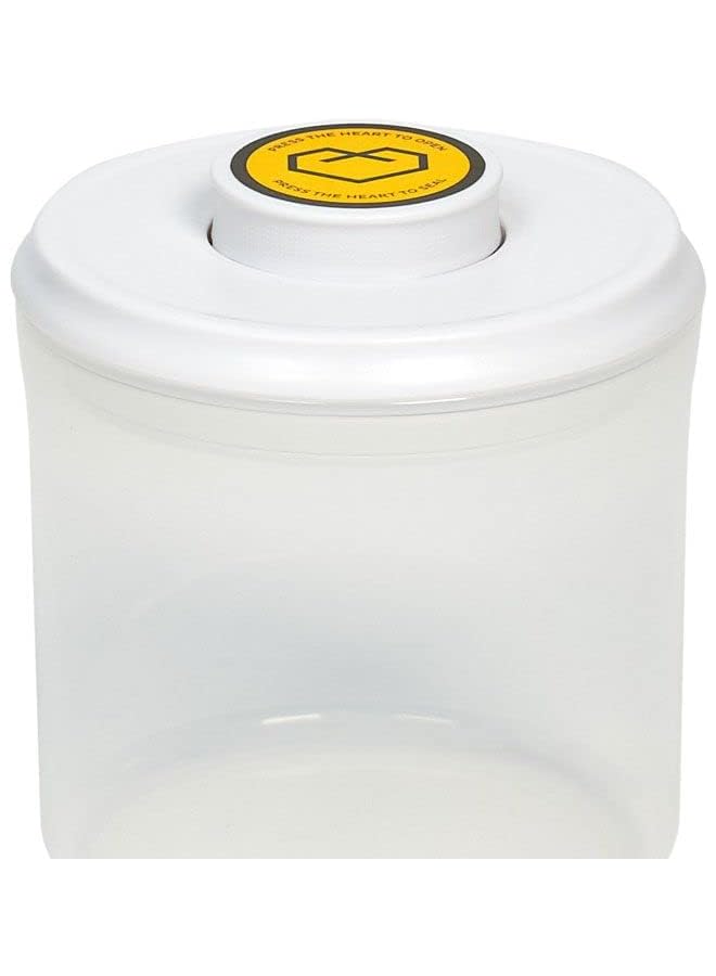 Homesmiths Airtight 700Ml Round Food Popup Container, Kitchen & Pantry Organization, Plastic Canister With Durable Lid, Ideal For Cereal, Flour & Sugar - Image 4