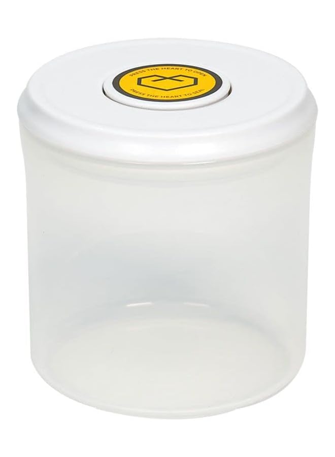 Homesmiths Airtight 700Ml Round Food Popup Container, Kitchen & Pantry Organization, Plastic Canister With Durable Lid, Ideal For Cereal, Flour & Sugar - Image 2