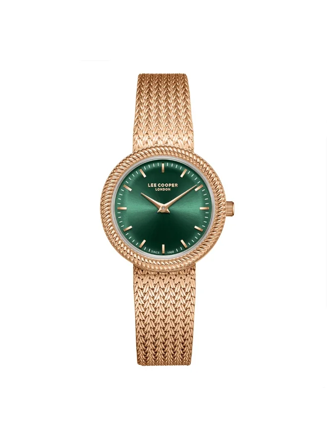 لي كوبر Women's Mesh Analog Watch LC08136.470 - 28 mm