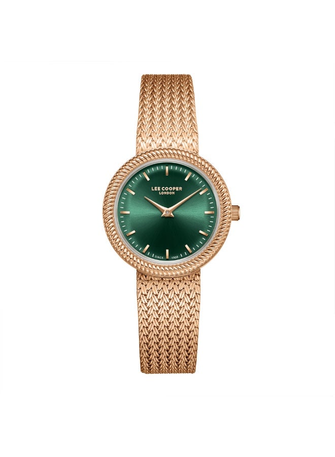 Lee Cooper Women's Mesh Analog Watch LC08136.470 - 28 mm - Image 1