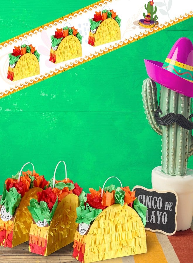 Junkin 6 Pcs Mini Mexico Taco Piñatas for Cinco de Mayo Party, Little Fiestas Piñata for Mexican Decorations Piñatas Celebrate Birthday Party Mexican Carnivals Taco Tuesday Event - Image 5