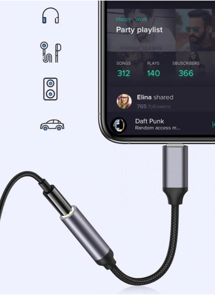 Yesido - Yesido Lightning Audio Cable to Headphone Adapter - Image 1