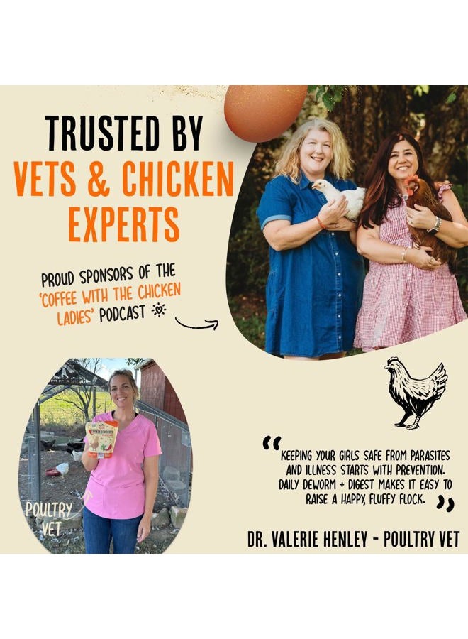 Roosty's Naturals Chicken De-Wormer Powder - Chili Mix | 1LB Pouch | All-Natural Formula | US-Made Chicken Wormer, Poultry De-Wormer | Chicken Medicine Supplies to Relieve and Safeguard from Worms - Image 2