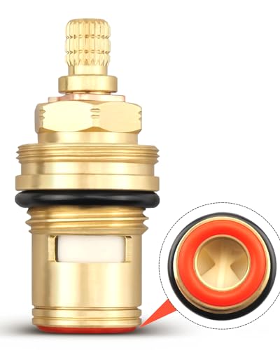 Nahntaipy Ceramic Cartridge Assembly 01378745 Faucet Filter Element Replacement Fit for TS Brass Faucets Pressure 20PSI125PSI Temperature 40F140F - Image 1