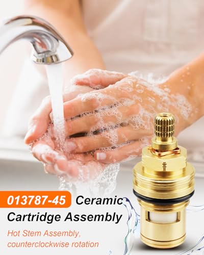 Nahntaipy Ceramic Cartridge Assembly 01378745 Faucet Filter Element Replacement Fit for TS Brass Faucets Pressure 20PSI125PSI Temperature 40F140F - Image 3