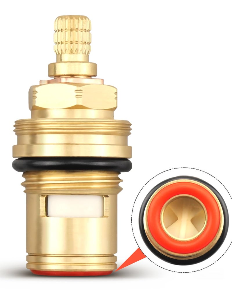 Nahntaipy Ceramic Cartridge Assembly 01378745 Faucet Filter Element Replacement Fit for TS Brass Faucets Pressure 20PSI125PSI Temperature 40F140F - Image 2