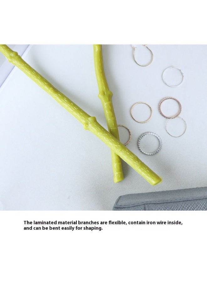 3 قطع زهور الأرجواني اصطناعية لمسة حقيقية - متنوعة الألوان - Image 4