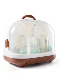 ZCM-HAPPY Portable Feeding Bottle Storage Box Baby Tableware Storage Drain Dustproof Storage Box  - Image 5