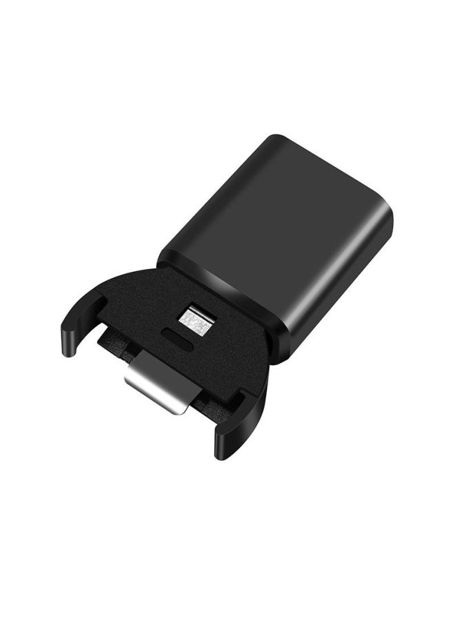 LIR2032 Smart Mini USB Button Battery Charger 3.6V Lithium Battery Special Car Key Toy Remote Control-Color:Black  - Image 1
