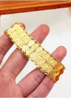 GOLDMAX Elegant 21k Gold Plated Bracelet For Women Size 21cm  - Image 1