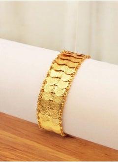 GOLDMAX Elegant 21k Gold Plated Bracelet For Women Size 21cm  - Image 2