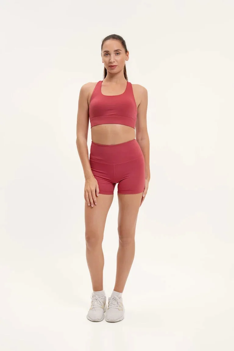  swtz SCULPTED HIGH WAISTED BIKER SHORTS