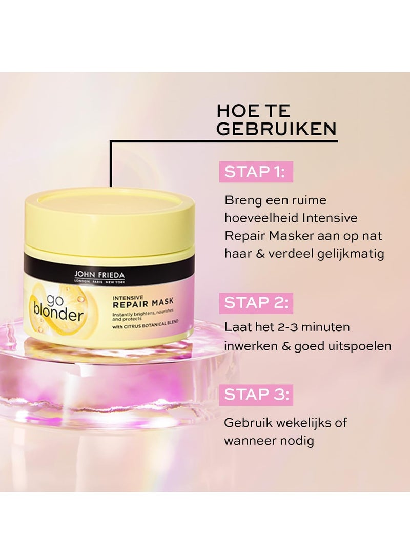 جون فريدا قناع الإصلاح المكثف جو بلوندر للشعر الأشقر والمموج 250 مل - Image 3